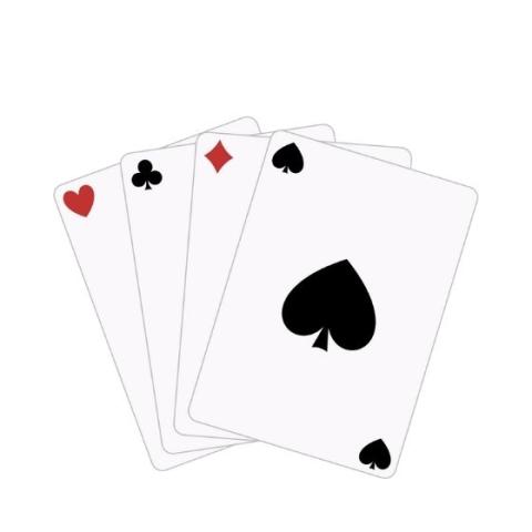 four playing cards