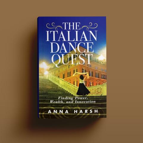 Cover of book titled "The Italian Dance Quest"