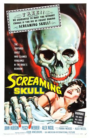 Movie poster for The Screaming Skull