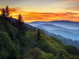 The Appalachian Mountains on a beautiful morning