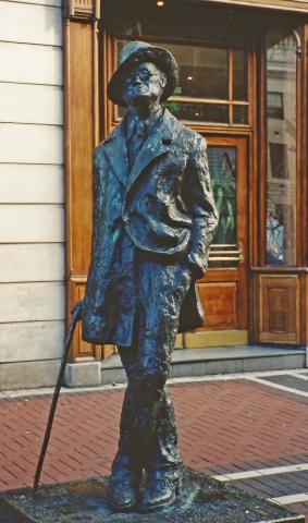 James Joyce statue in Dublin