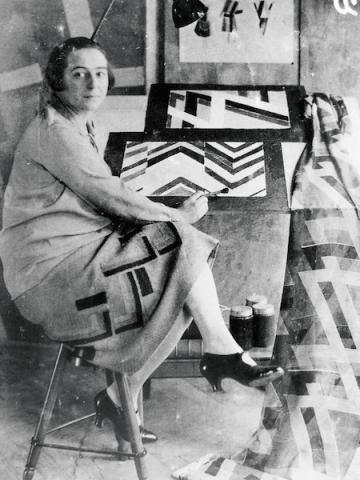 Delaunay with her art