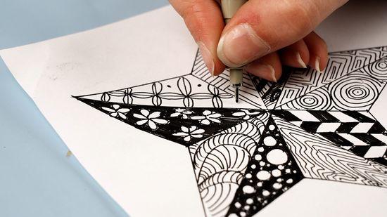 Zentangle star